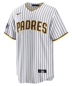 Alternative view of San Diego Padres Nike 2025 MLB All-Star Game Home Replica Jersey - White