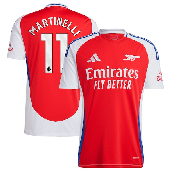 Gabriel Martinelli Arsenal adidas 2024/25 Home Replica Player Jersey?ยจC Red