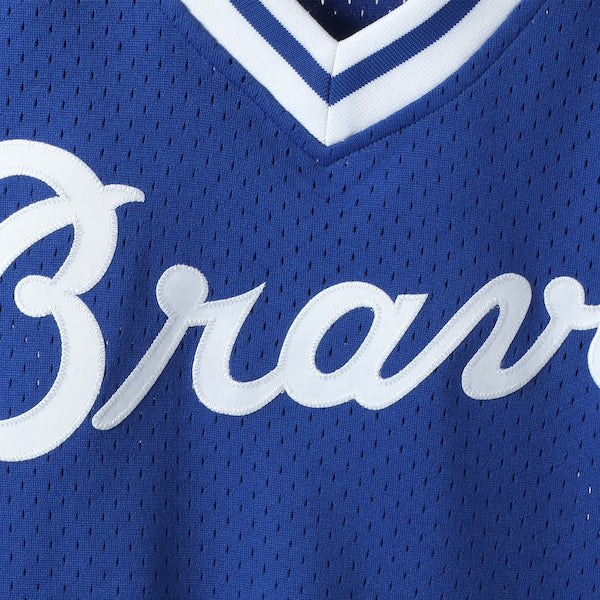 Dale Murphy Atlanta Braves Cooperstown Mesh Batting Practice Jersey - Royal/Scarlet - Image 5