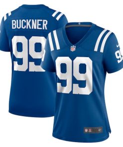 Alternative view of DeForest Buckner Indianapolis Colts Nike Women's Game Jersey - Royal/Blue