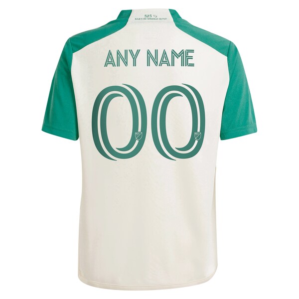 Austin FC adidas Youth 2024 The Armadillo Kit Replica Custom Jersey?ยจC Tan - Image 3