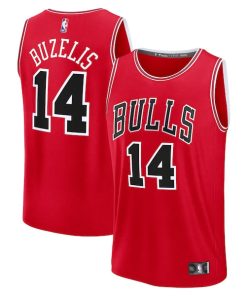 Matas Buzelis Chicago Bulls  Youth Fast Break Replica Player Jersey - Icon Edition - Red