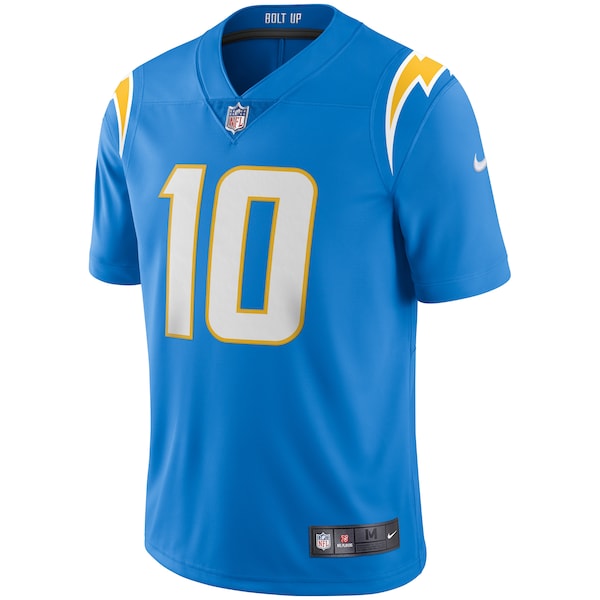Justin Herbert Los Angeles Chargers Nike Vapor Limited Jersey - Powder Blue - Image 2