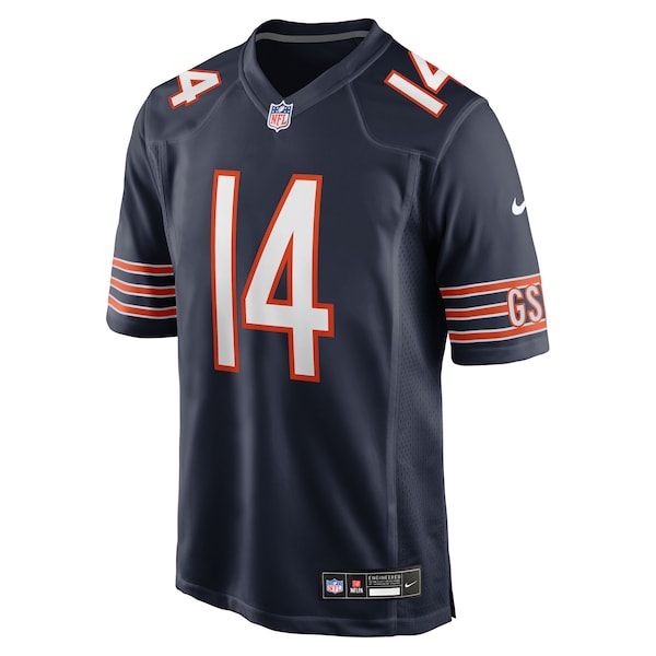 Olamide Zaccheaus Chicago Bears Nike Team Game Jersey - Navy - Image 2