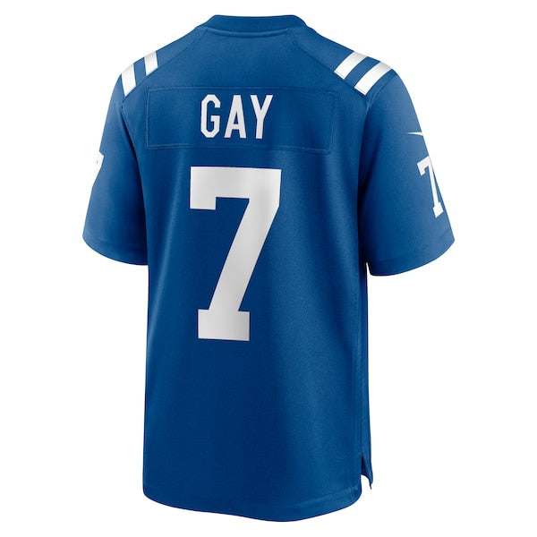 Matt Gay Indianapolis Colts Nike Team Game Jersey - Royal/Blue - Image 4