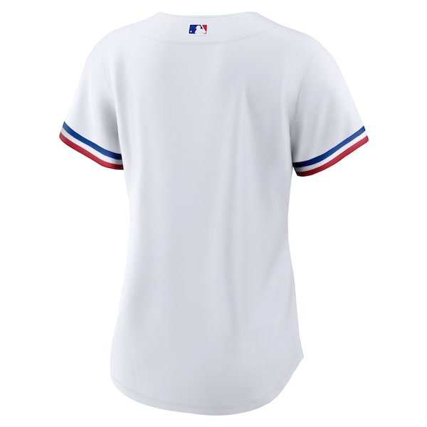 Texas Rangers Nike Women's Home Replica Team Jersey - White - Image 3