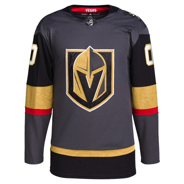 Vegas Golden Knights adidas Alternate Primegreen Authentic Custom Jersey - Gray - Image 2