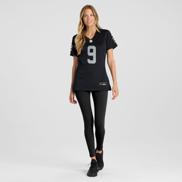 Tyree Wilson Las Vegas Raiders Nike Women's Game Jersey - Black - Image 4