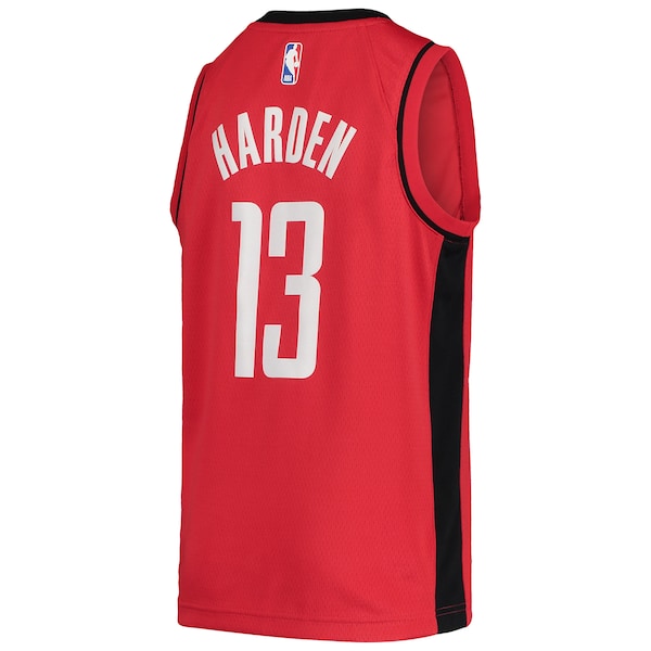 James Harden Houston Rockets Nike Youth Team Swingman Jersey - Icon Edition - Red - Image 3