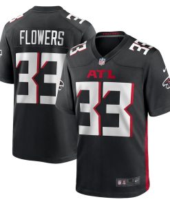 Tre Flowers Atlanta Falcons Nike Team Game Jersey -  Black