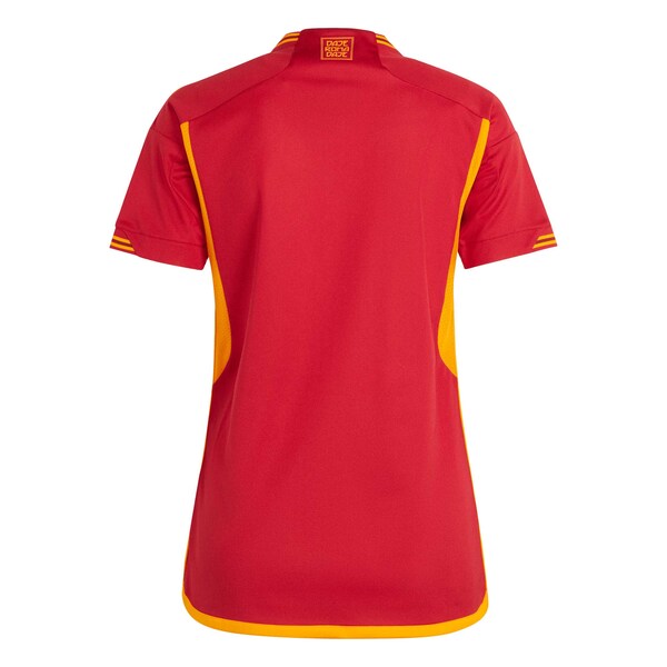 AS Roma adidas Women's 2023/24 Home Replica Jersey - Red - Image 3
