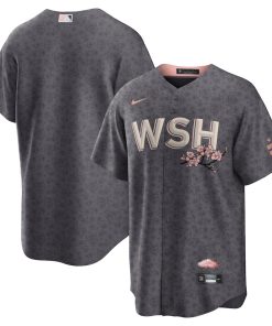 Washington Nationals Nike City Connect Replica Team Jersey - Gray