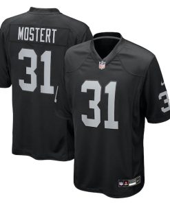 Raheem Mostert Las Vegas Raiders Nike Team Game Jersey -  Black