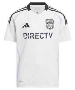 Alternative view of San Diego FC adidas Youth 2025 Woven Into One Replica Custom Jersey - White