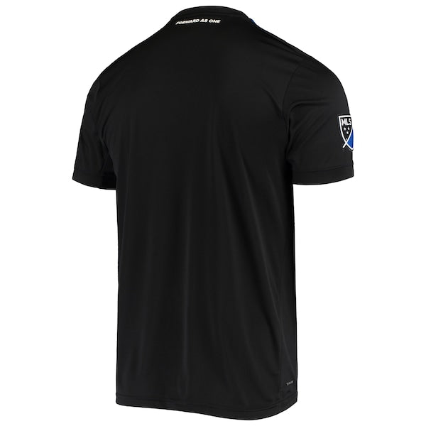 San Jose Earthquakes adidas 2020 Replica Blank Primary AEROREADY Jersey - Black - Image 3