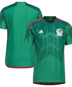 Mexico National Team adidas 2022/23 Home Authentic Blank Jersey - Green