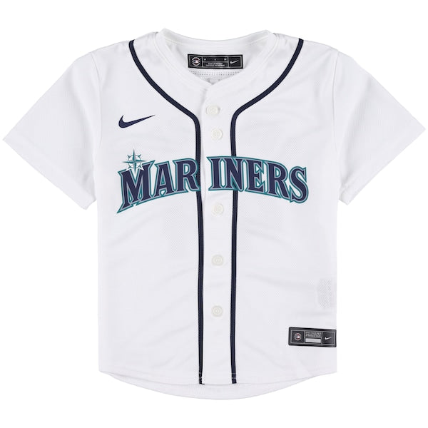 Julio Rodr¨ªguez Miami Marlins Nike Toddler Game Jersey - White - Image 2