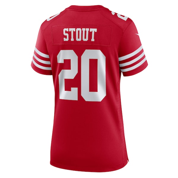 Upton Stout San Francisco 49ers Nike Women's Team Game Jersey - Scarlet - Image 3