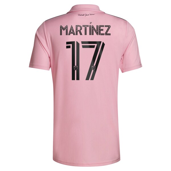 Josef Mart¨ªnez Inter Miami CF adidas 2022 The Heart Beat Kit Replica Player Jersey - Pink - Image 3