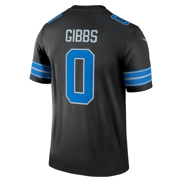 Jahmyr Gibbs Detroit Lions Nike 2nd Alternate Legend Jersey - Black - Image 3