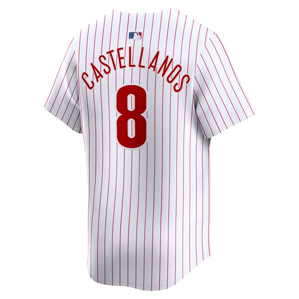 Nick Castellanos Philadelphia Phillies Nike Home Limited Player Jersey - White - Image 3