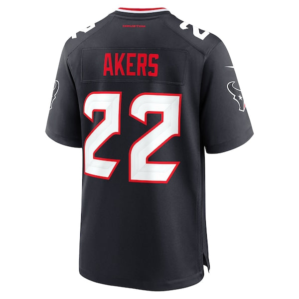 Cam Akers Houston Texans Nike Team Game Jersey - Navy - Image 3