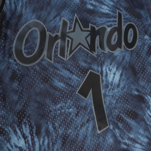 Penny Hardaway Orlando Magic Hardwood Classics 1984/85 Tie-Dye Swingman Jersey - Black - Image 4