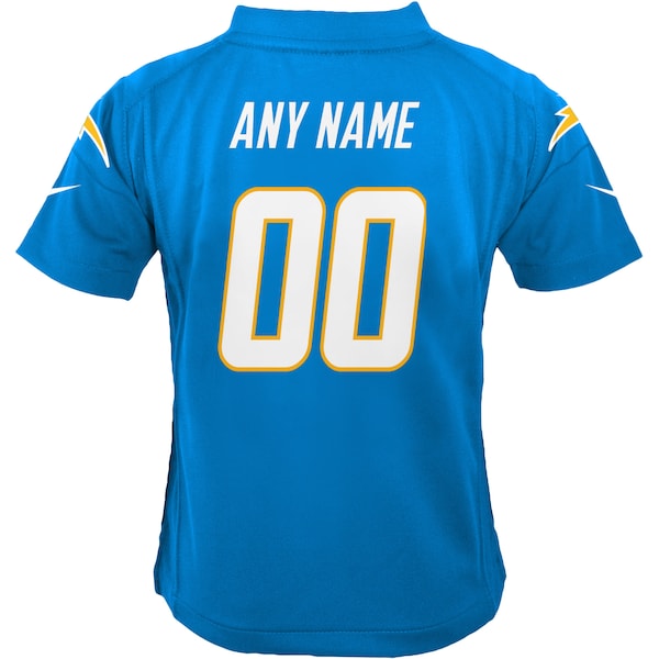 Los Angeles Chargers Nike Youth Custom Game Jersey - Powder Blue - Image 3