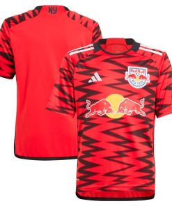 New York Red Bulls adidas Youth 2024 Legacy Replica Jersey?¨C Red