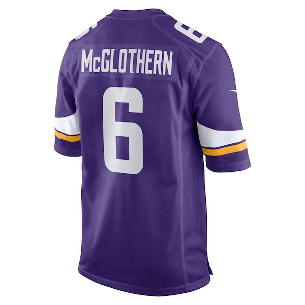 Dwight McGlothern Minnesota Vikings Nike Team Game Jersey - Purple - Image 3