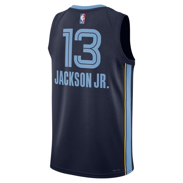 Jaren Jackson Jr. Memphis Grizzlies Nike Unisex Swingman Jersey - Icon Edition - Navy - Image 3