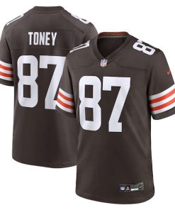 Kadarius Toney Cleveland Browns Nike Team Game Jersey -  Brown