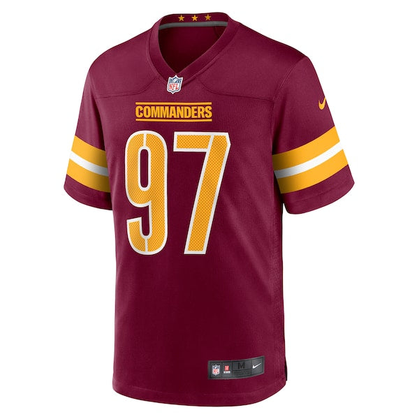 Efe Obada Washington Commanders Nike Game Jersey - Burgundy - Image 2