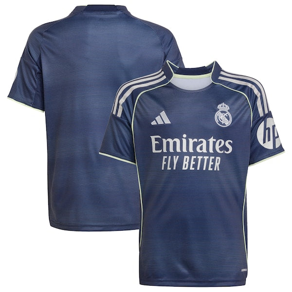 Los Merengues adidas Youth 2025/26 Away Replica Jersey - Blue/White - Image 2
