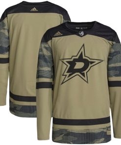 Dallas Stars adidas Military Appreciation Team Authentic Practice Jersey - Camo