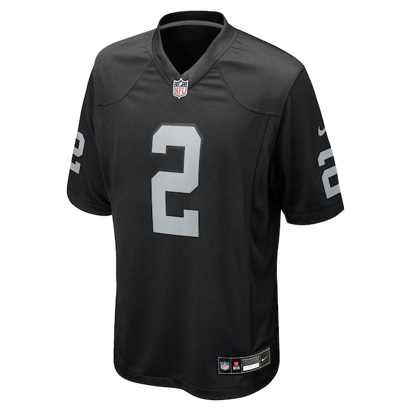 Ashton Jeanty Las Vegas Raiders Nike 2025 NFL Draft First Round Pick Game Jersey - Black - Image 2