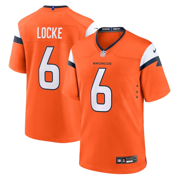 P.J. Locke Denver Broncos Nike Team Game Jersey - Orange