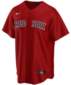 Alternative view of Boston Red Sox Nike Youth Alternate Replica Team Jersey - Red