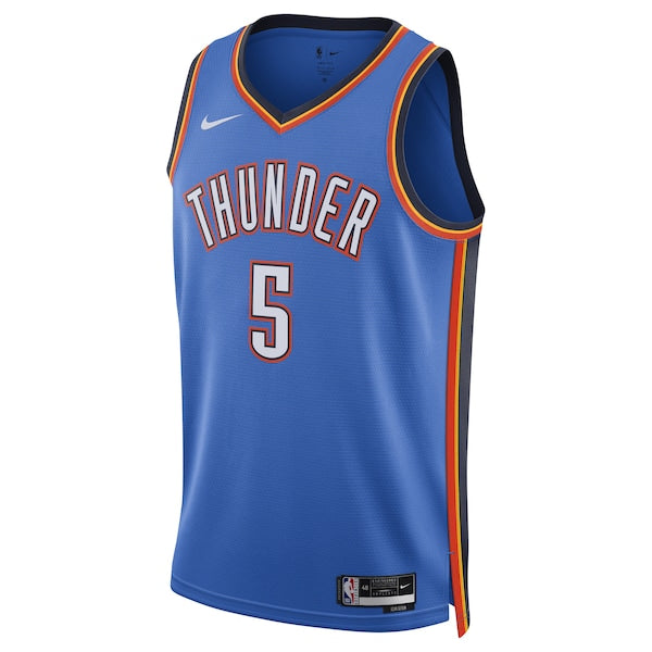 Luguentz Dort Oklahoma City Thunder Nike Unisex Swingman Player Jersey - Icon Edition - Blue - Image 2