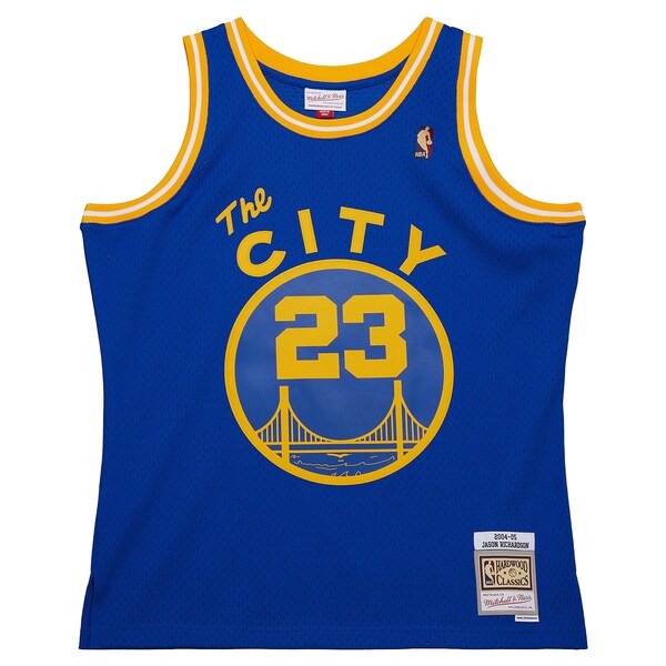 Jason Richardson Golden State Warriors 2004/05 Hardwood Classics Swingman Jersey - Royal - Image 2