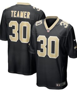 Roderic Teamer New Orleans Saints Nike  Game Jersey -  Black