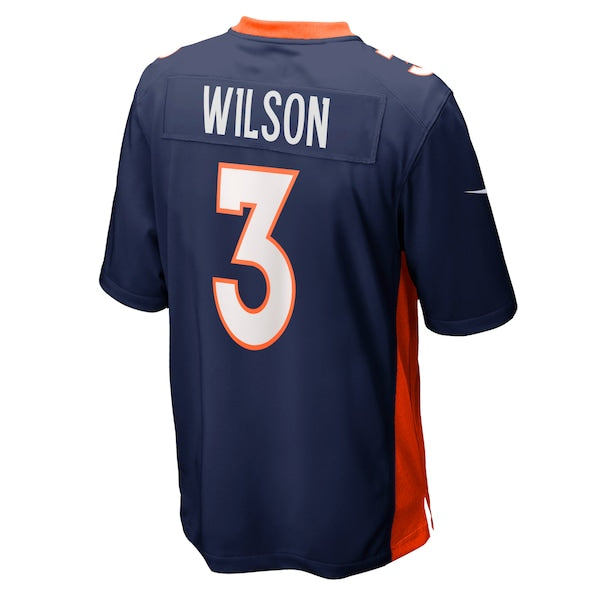 Russell Wilson Denver Broncos Nike Youth Game Jersey - Navy/Orange/White - Image 6