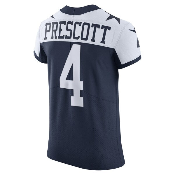 Dak Prescott Dallas Cowboys Nike Alternate Vapor Elite Player Jersey - Navy/White - Image 4
