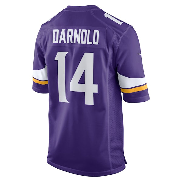 Sam Darnold Minnesota Vikings Nike Team Game Jersey - Purple - Image 3