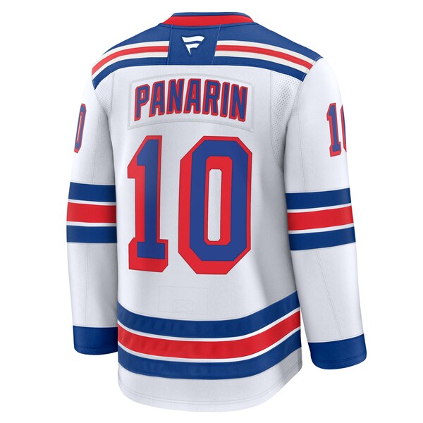 Artemi Panarin New York Rangers Away Premium Jersey - White/Navy/Blue - Image 5
