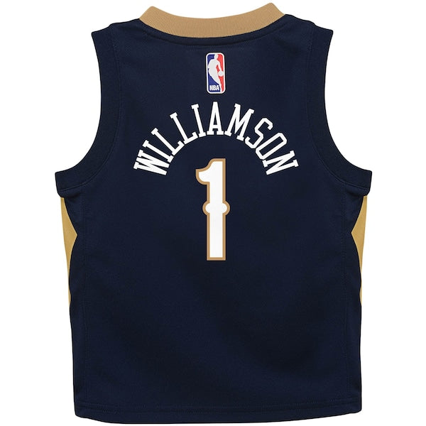 Zion Williamson New Orleans Pelicans Nike Toddler Replica Jersey - Icon Edition - Navy - Image 3