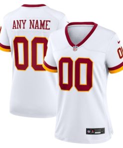 Alternative view of Women's Nike Washington Commanders Super Bowl Era Custom Game Jersey - White/Burgundy