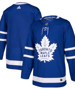 Toronto Maple Leafs adidas Home Authentic Blank Jersey - Blue