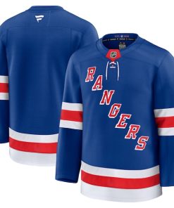 Alternative view of New York Rangers  Home Premium Jersey - Blue/White/Navy