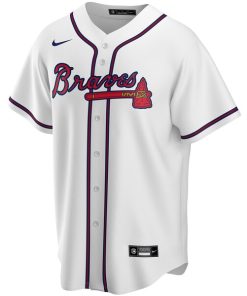 Alternative view of Atlanta Braves Nike Home Pick-A-Player Retired Roster Replica Jersey - White
